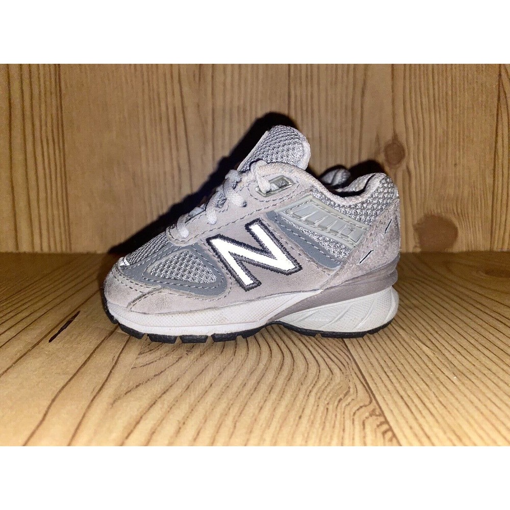 New Balance 990v5 Toddler Athletic Suede Mesh Sneakers Sz 2